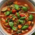 healthy minestrone soup