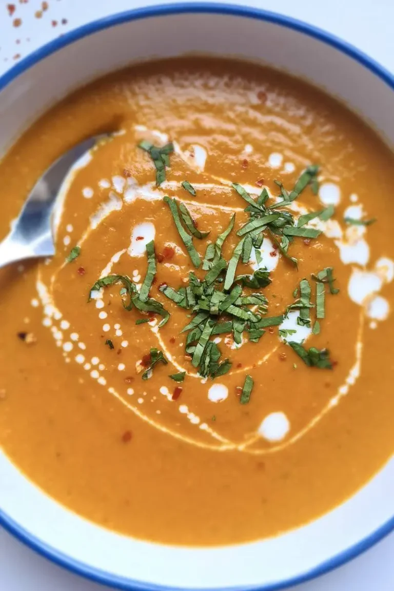 spiced carrot and lentil soup