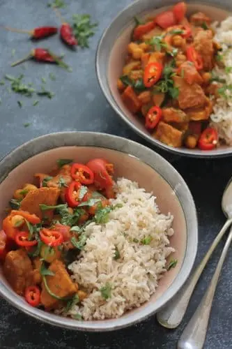 indian tempeh curry