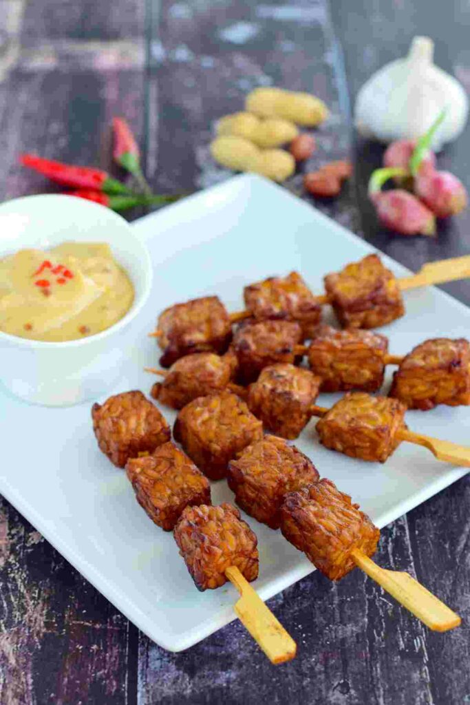 tempeh skewers
