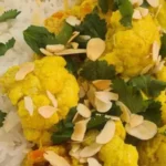 vegetable pasanda served with rice