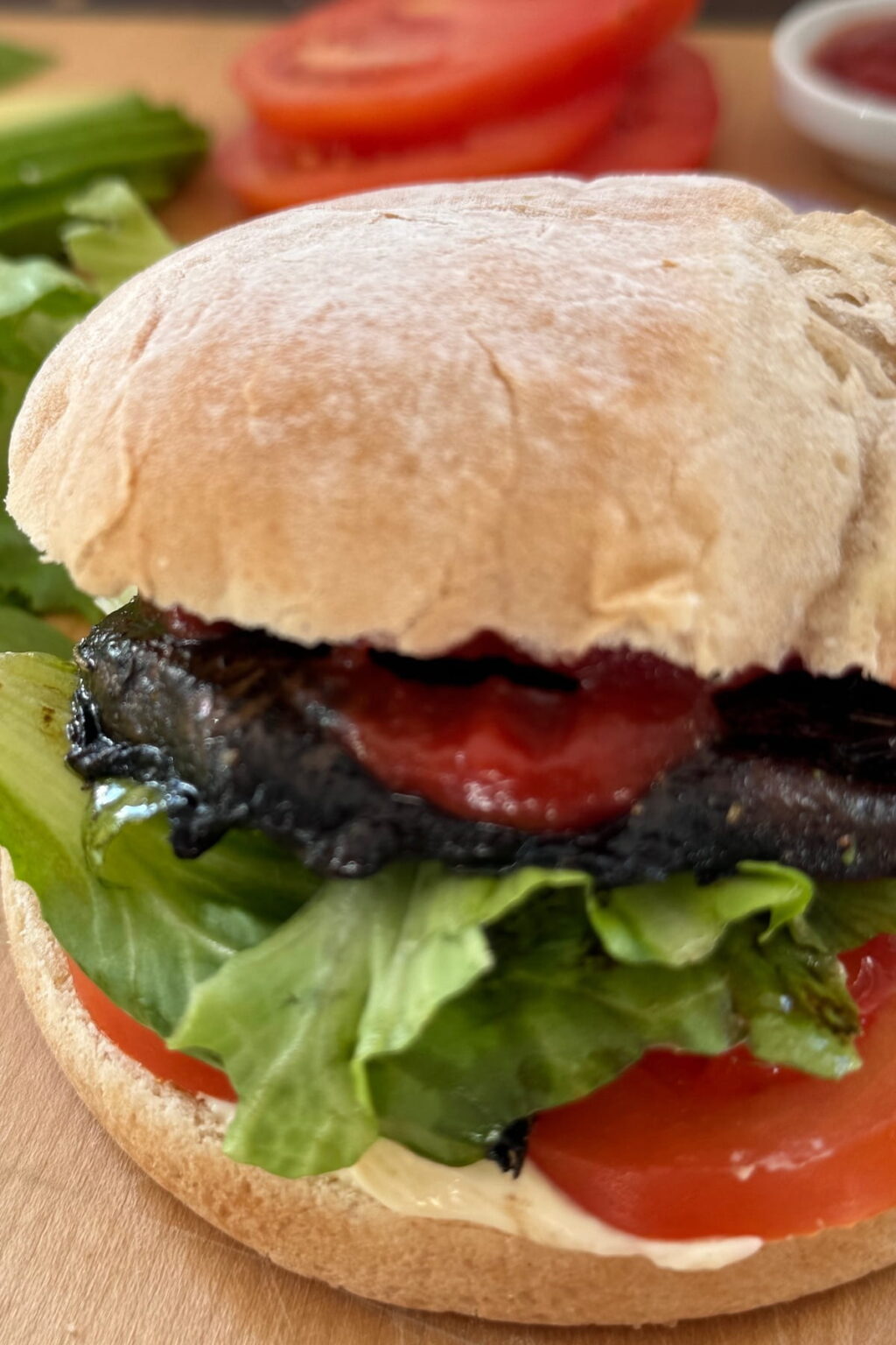 Portobello Mushroom Burger (Vegan) Thefitdish