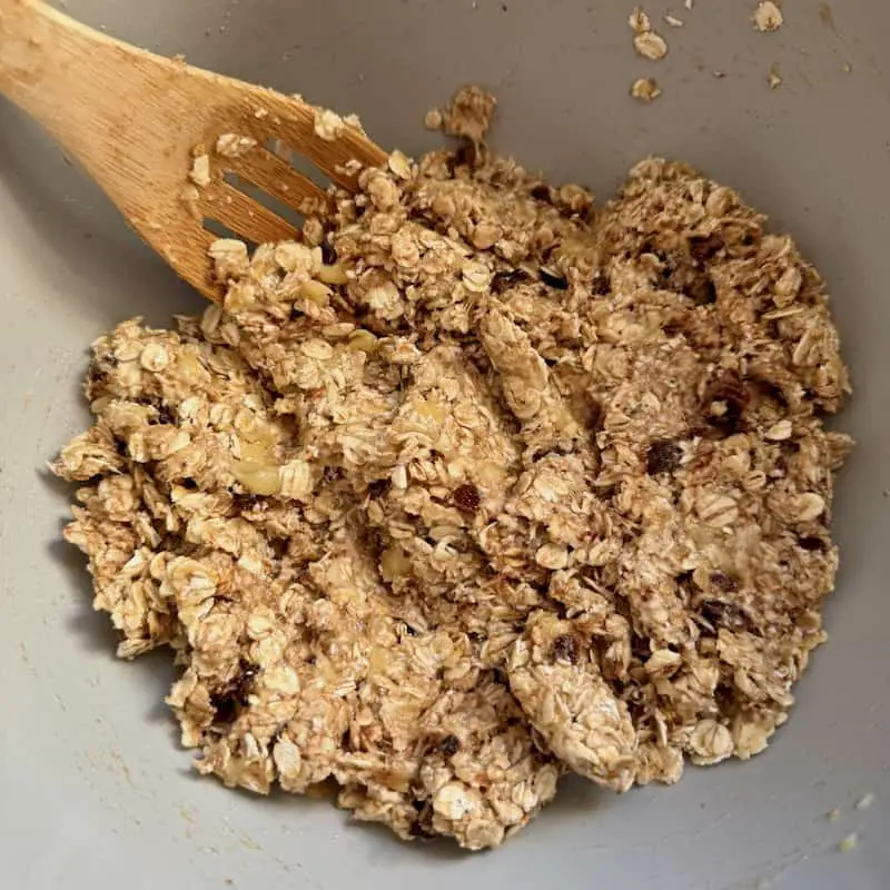 low calorie flapjack mixed ingredients